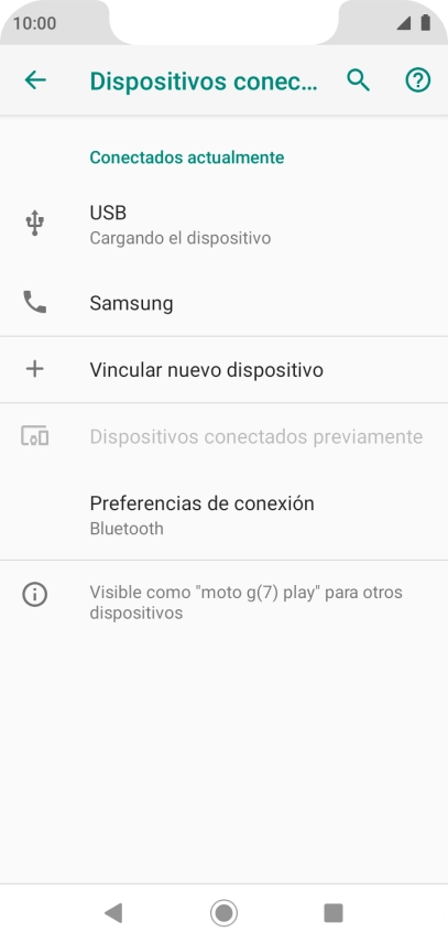 Pulsa la tecla de inicio para terminar y regresar a la pantalla de inicio.