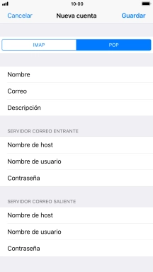 Pulsa Guardar. Ahora se ha configurado tu cuenta de correo electrónico. Si deseas seleccionar más ajustes del servidor de correo de entrada o de salida, continúa con los pasos siguientes.