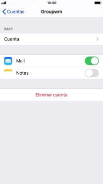 Pulsa Cuenta.