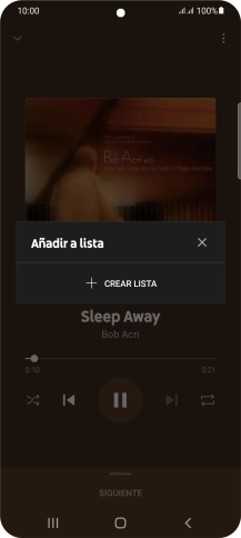 Pulsa CREAR LISTA.