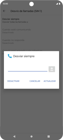 Pulsa DESACTIVAR.