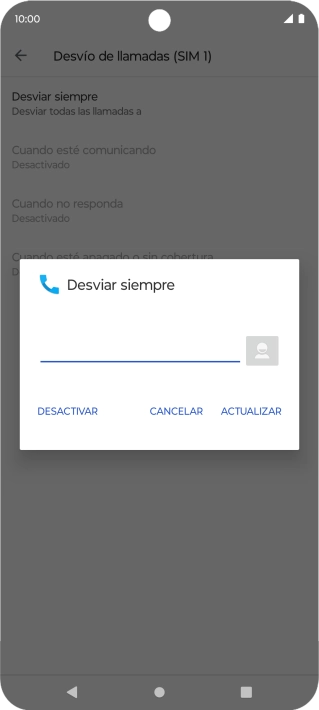 Pulsa DESACTIVAR.