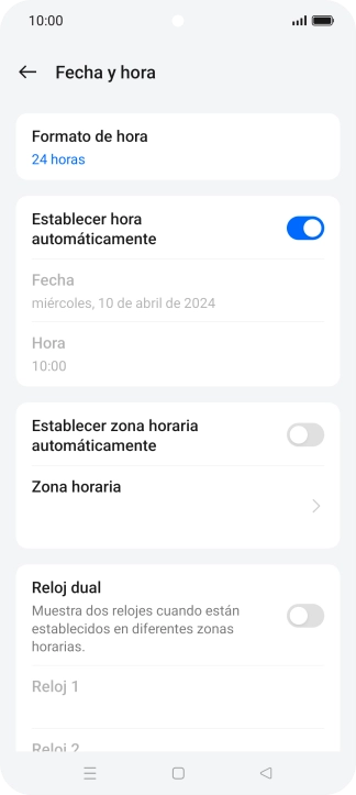 Pulsa el indicador junto a 