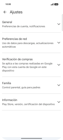 Pulsa Preferencias de red.