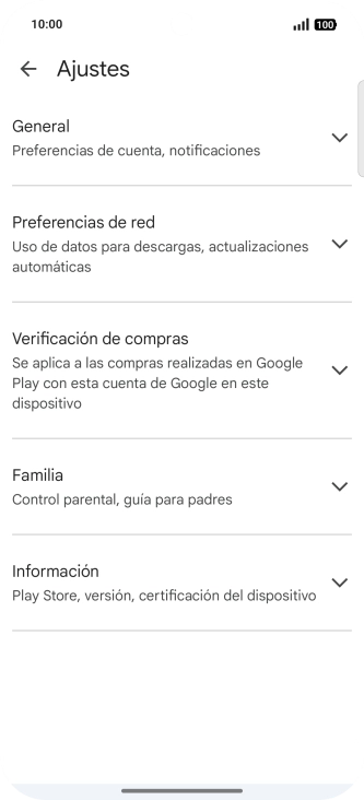 Pulsa Preferencias de red.