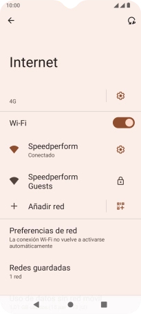 Pulsa la tecla de inicio para terminar y regresar a la pantalla de inicio.