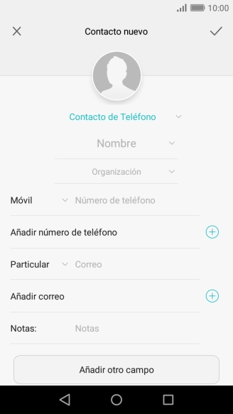 Pulsa la lista desplegable de la guía.