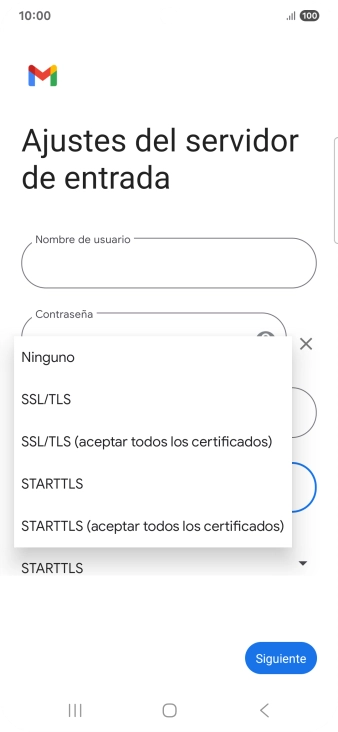 Pulsa SSL/TLS.