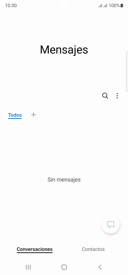 Pulsa el icono de menú.