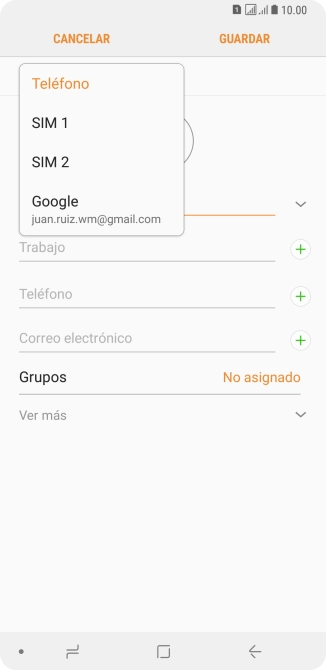 Pulsa Teléfono.