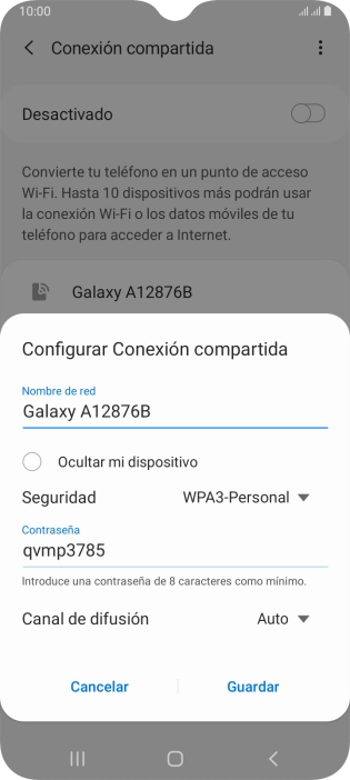 Pulsa en el campo bajo 