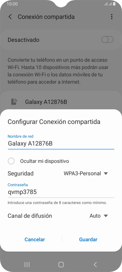 Pulsa en el campo bajo 