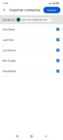 Pulsa la lista desplegable junto a 