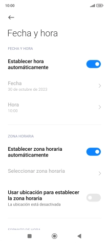 Pulsa la tecla de inicio para terminar y regresar a la pantalla de inicio.