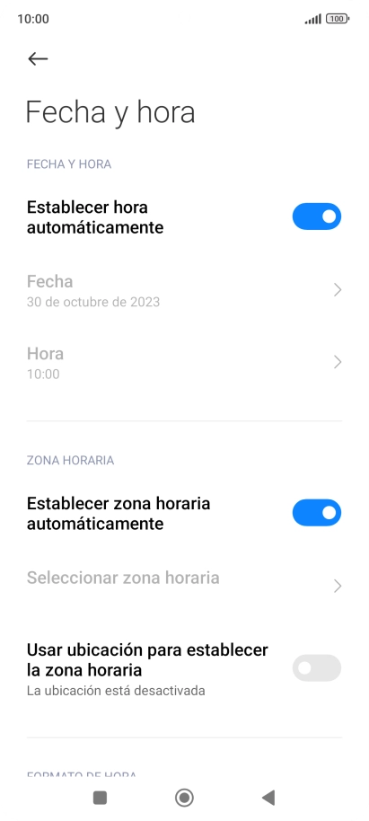 Pulsa la tecla de inicio para terminar y regresar a la pantalla de inicio.