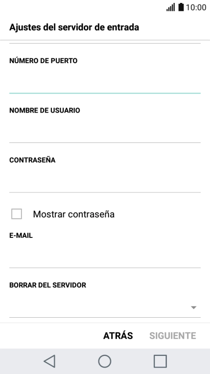 Pulsa en el campo bajo 