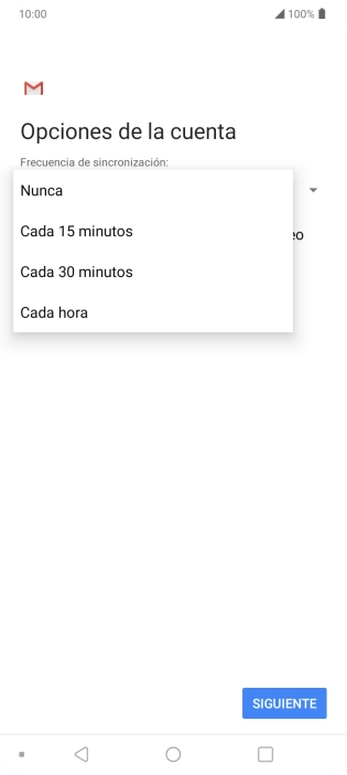 Pulsa el ajuste deseado.
