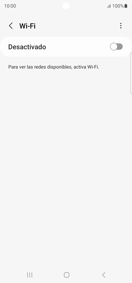 Pulsa el indicador para activar la función.