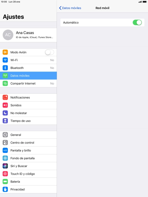 Pulsa el indicador junto a 