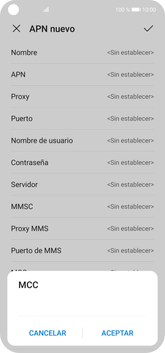 Introduce 214 y pulsa ACEPTAR.
