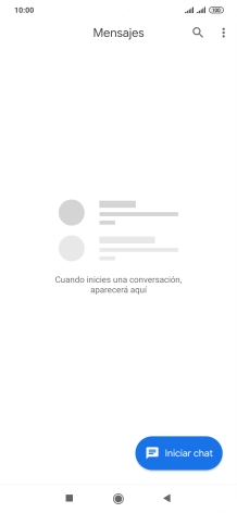 Pulsa Iniciar chat.