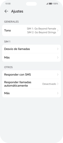 Pulsa Desvío de llamadas.