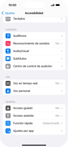 Pulsa una categoría bajo 