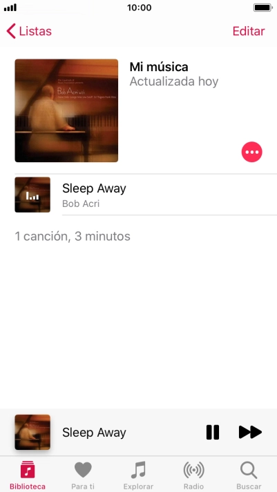Pulsa el título de la canción.