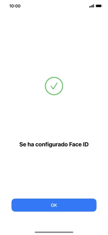Pulsa OK. Si no has añadido anteriormente un código de seguridad, tendrás que introducir un código de libre elección dos veces consecutivas.