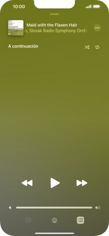 Pulsa el icono de reproducción aleatoria para activar o desactivar la función.