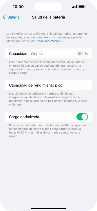 Pulsa el indicador junto a 