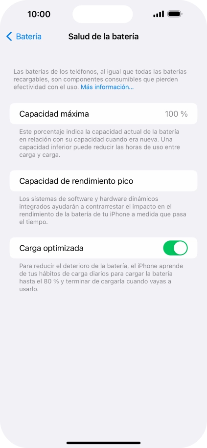 Pulsa el indicador junto a 