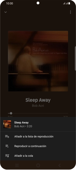 Pulsa Añadir a lista de reproducción.