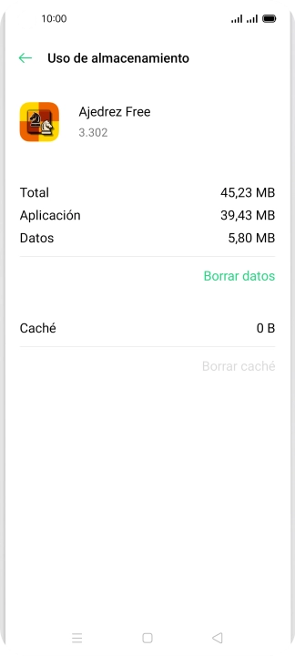 Pulsa la tecla de inicio para terminar y regresar a la pantalla de inicio.