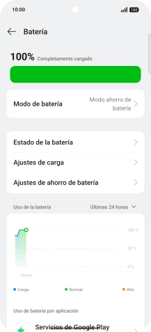 Desliza el dedo hacia arriba desde la parte inferior de la pantalla para terminar y volver a la pantalla de inicio.