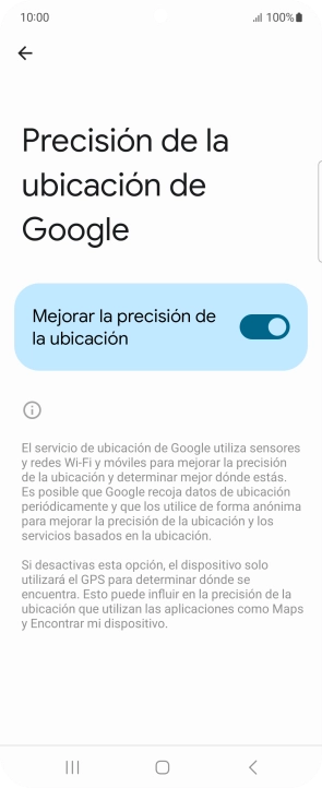 Pulsa el indicador junto a 