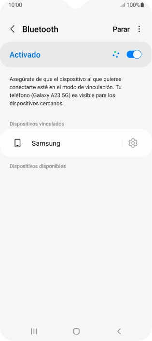 Pulsa la tecla de inicio para terminar y regresar a la pantalla de inicio.