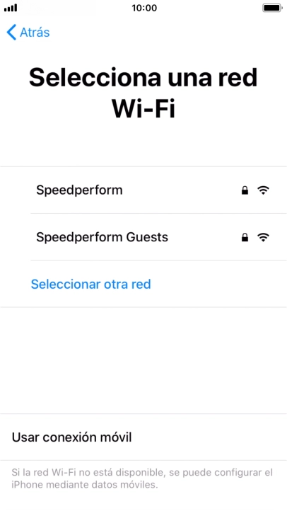 Pulsa la red wifi deseada.