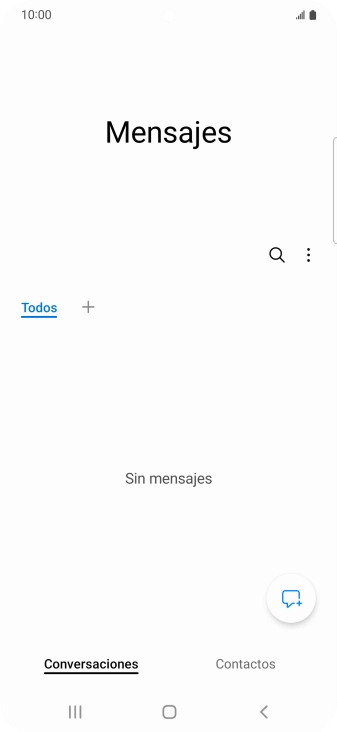 Pulsa el icono de nuevo mensaje.