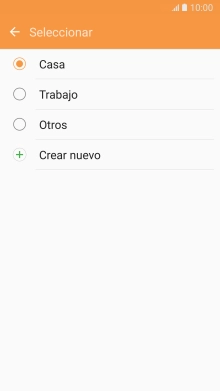 Pulsa el tipo de correo electrónico deseado.