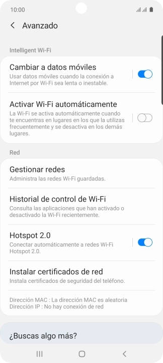 Pulsa el indicador junto a 