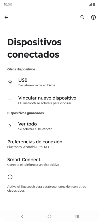 Pulsa Vincular nuevo dispositivo.