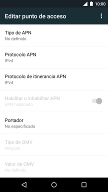 Pulsa el icono de menú.