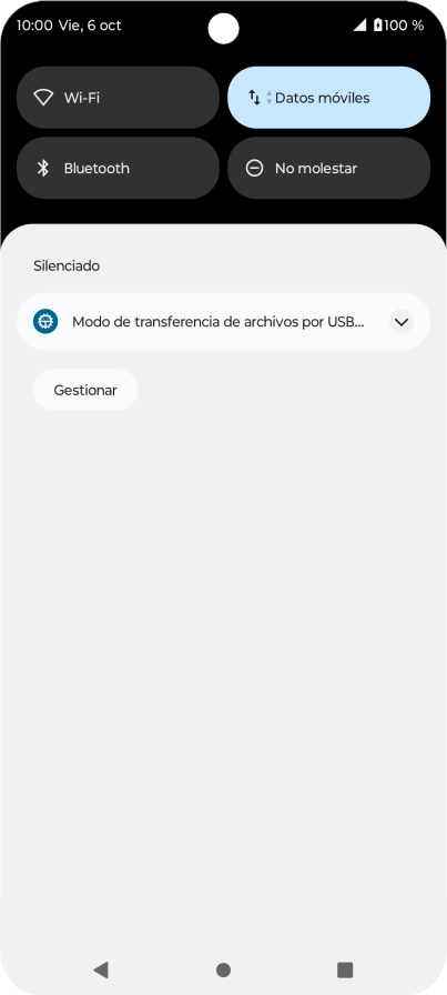 Pulsa la lista desplegable.