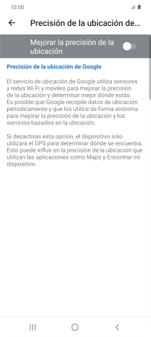 Pulsa el indicador junto a 