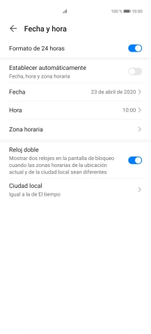 Pulsa el indicador junto a 