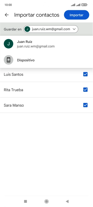 Pulsa Dispositivo.