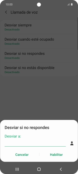 Introduce +34600132000 y pulsa Habilitar.