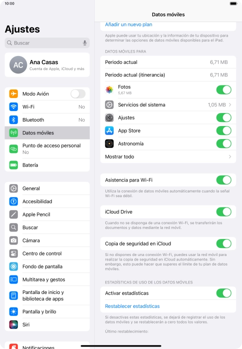 Pulsa el indicador junto a 