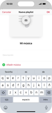 Pulsa Añadir música.